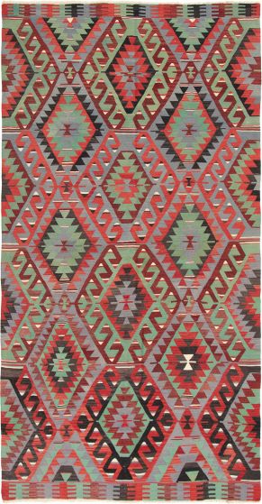 Kilim sivas 5'9" x 11'2" en laine