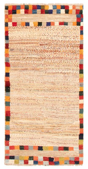 Persian Style Kashkuli Gabbeh 3'3" x 6'7" Hand-knotted Wool Rug 