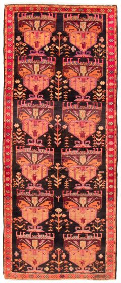 Persian Style 4'7" x 10'11" Hand-knotted Wool Rug 