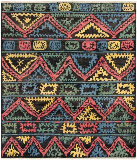 Tapis shalimar 8'2" x 9'5" en laine