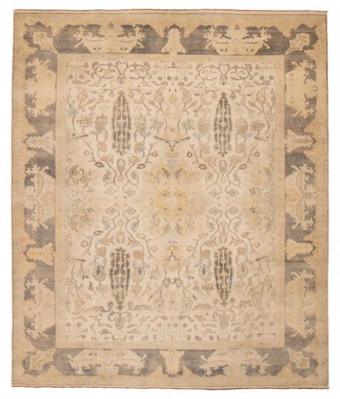 Indian Jamshidpour 7'11" x 9'4" Hand-knotted Wool Rug 
