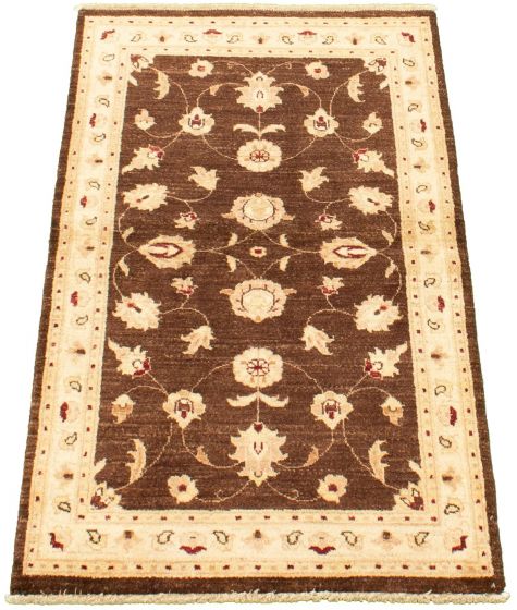 Afghan Chobi Finest 3'2" x 5'5" Hand-knotted Wool Rug 