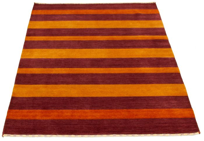 Indo Gabbeh 4'10" x 8'0" Hand-knotted Wool Rug 