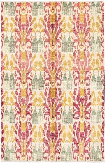Indian Shalimar 6'0" x 9'1" Hand-knotted Wool Rug 
