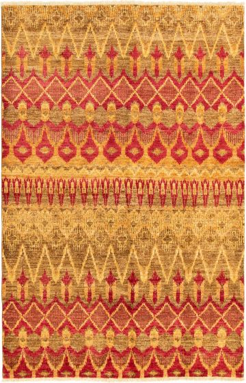 Indian Shalimar 6'0" x 9'3" Hand-knotted Wool Rug 