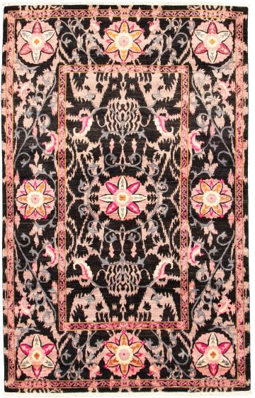 Pakistani Lahore Finest Collection 8'3" x 9'11" Hand-knotted Wool Rug 