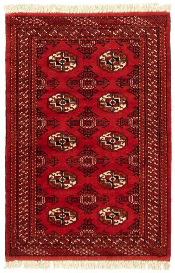 Tapis turkman 3'3" x 4'11" en laine