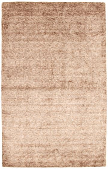 Indian Ananda 5'0" x 8'0" Hand Loomed Viscose Rug 