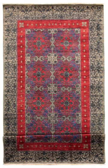 Pakistani Lahore Finest Collection 6'0" x 13'5" Hand-knotted Wool Rug 