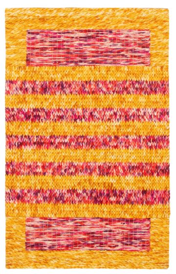 Tapis sienna 5'0" x 8'0" en laine torsadée