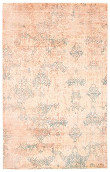 Indian Galleria 4'10" x 7'7" Hand Loomed Viscose & Wool Rug 