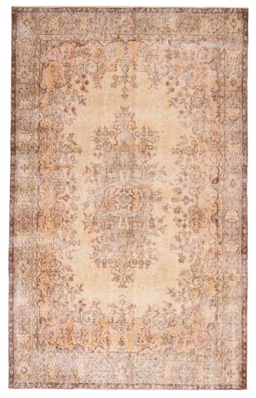 Turkish Melis Vintage 5'3" x 8'4" Hand-knotted Wool Rug 