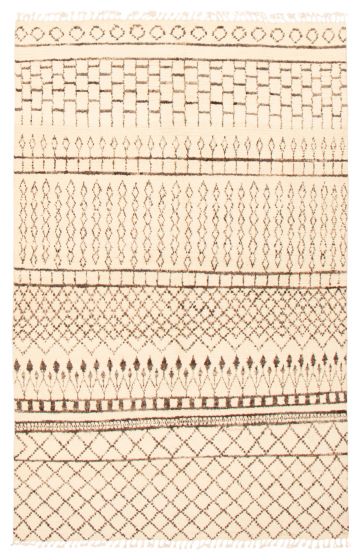 Pakistani Pak Finest Marrakesh 6'0" x 9'3" Hand-knotted Wool Rug 