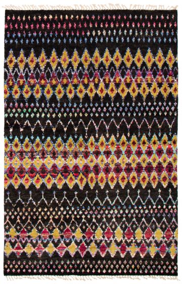 Pakistani Pak Finest Marrakesh 6'0" x 9'2" Hand-knotted Wool Rug 