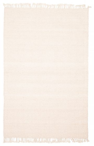 Indian Sienna 4'11" x 7'8" Braid weave Wool Rug 