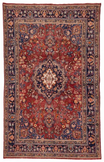 Persian Style 6'7" x 10'10" Hand-knotted Wool Rug 