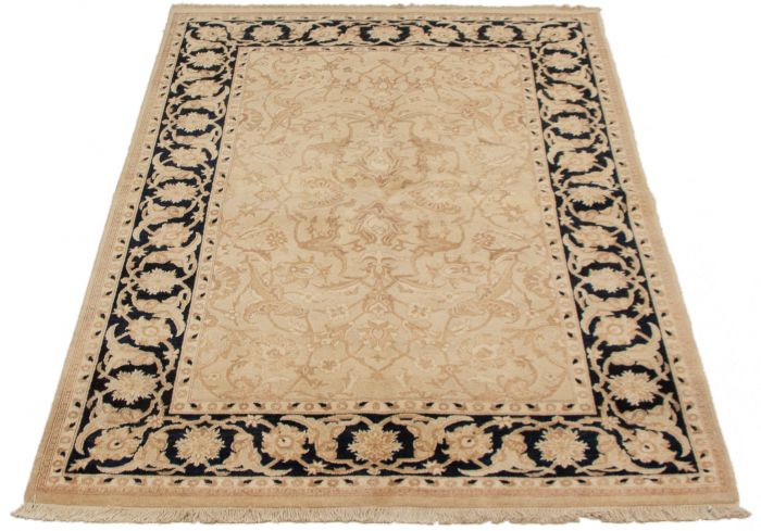 Pakistani Peshawar Oushak 5'1" x 7'6" Hand-knotted Wool Rug 