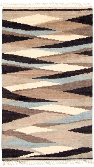 Pakistani Pak Finest Marrakesh 5'0" x 8'4" Hand-knotted Wool Rug 