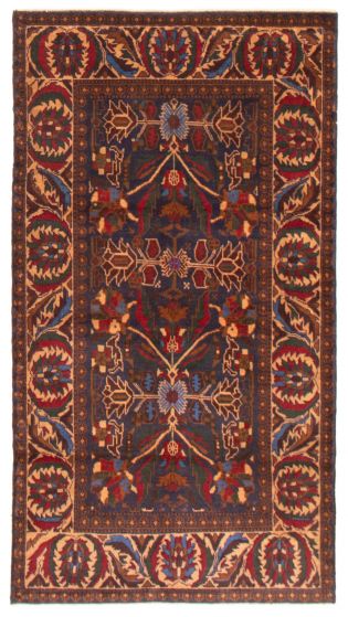 Afghan Teimani 3'8" x 6'10" Hand-knotted Wool Rug 