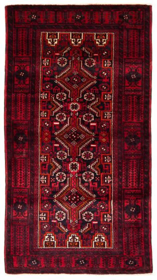 Afghan Royal Baluch 3'5" x 6'4" Hand-knotted Wool Rug 