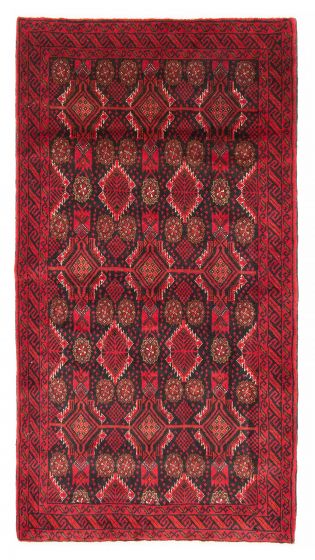 Afghan Royal Baluch 3'5" x 6'2" Hand-knotted Wool Rug 
