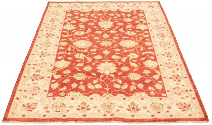 Afghan Chobi Finest 7'2" x 10'1" Hand-knotted Wool Rug 