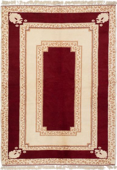 Turkish Melis Vintage 5'1" x 7'10" Hand-knotted Wool Rug 