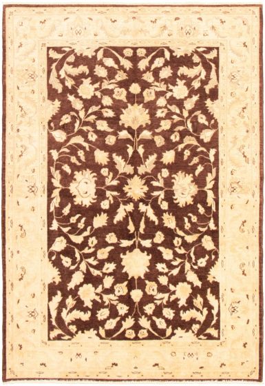 Pakistani Peshawar Oushak 5'6" x 8'3" Hand-knotted Wool Rug 