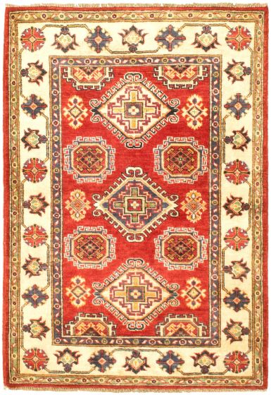 Afghan Finest Ghazni 3'4" x 4'11" Hand-knotted Wool Rug 