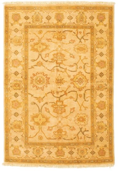 Afghan Chobi Finest 4'1" x 6'1" Hand-knotted Wool Rug 