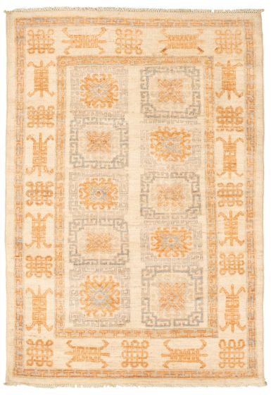 Pakistani 18 Of 20 Pak Finest Mamluk 3'1" x 4'6" Hand-knotted Wool Rug 