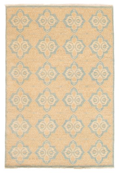 Indian Heritage 5'11" x 8'9" Hand-knotted Wool Rug 