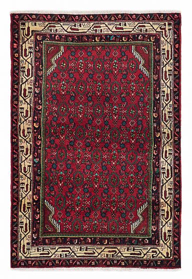 Persian Style 3'5" x 5'1" Hand-knotted Wool Rug 