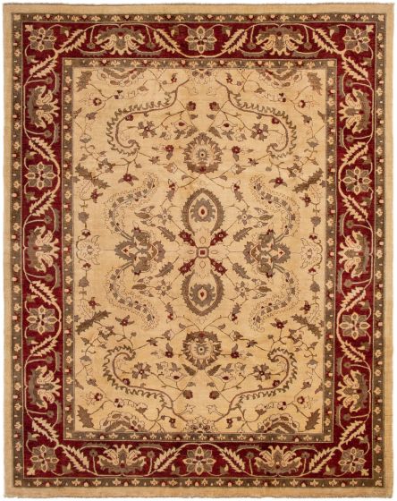 Afghan Chobi Finest 9'1" x 11'2" Hand-knotted Wool Rug 