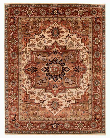 Indian Jules Sultane 7'7" x 9'10" Hand-knotted Wool Rug 