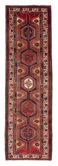 Persian Style 3'3" x 10'7" Hand-knotted Wool Rug 
