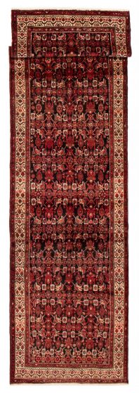 Persian Style 3'7" x 14'4" Hand-knotted Wool Rug 