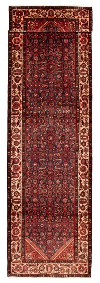 Persian Style 3'8" x 13'8" Hand-knotted Wool Rug 