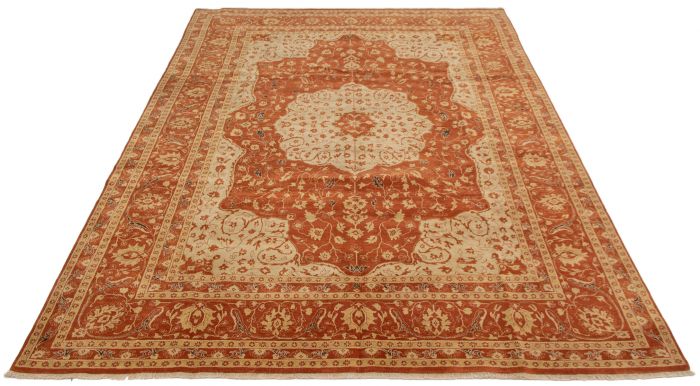 Pakistani Pako Persian 18 Of 20 8'8" x 12'3" Hand-knotted Wool Rug 