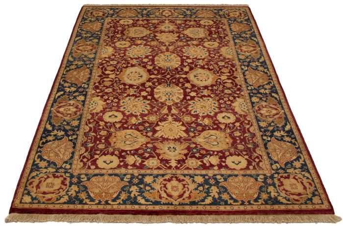 Pakistani Peshawar Oushak 6'0" x 9'0" Hand-knotted Wool Rug 