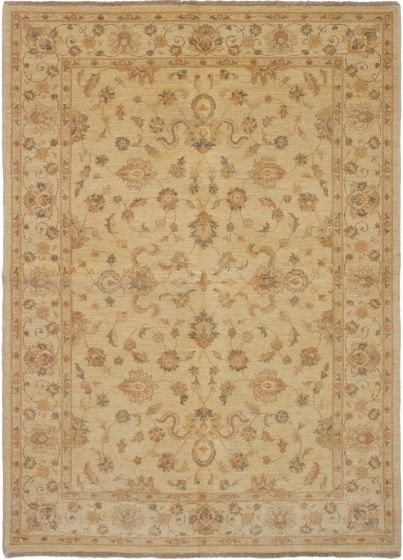 Indian Chobi Twisted 6'1" x 8'6" Hand-knotted Wool Rug 