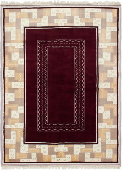 Turkish Melis Vintage 5'7" x 8'0" Hand-knotted Wool Rug 