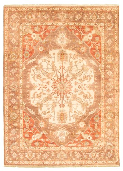 Indian Finest Agra Jaipur 8'0" x 11'1" Hand-knotted Wool Rug 