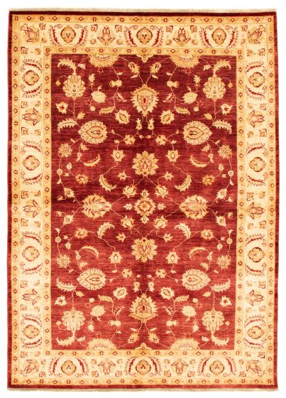 Afghan Chobi Finest 5'6" x 7'10" Hand-knotted Wool Rug 