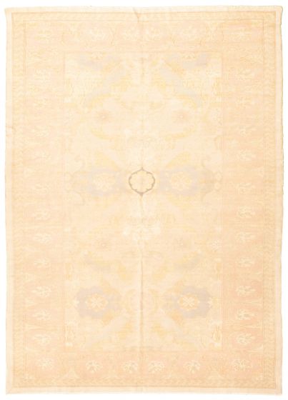 Turkish Antalya Vintage 6'3" x 8'9" Hand-knotted Wool Rug 