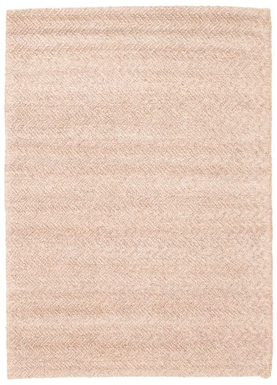 Tapis sienna 5'4" x 7'7" en laine torsadée