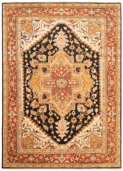 Indian Serapi Heritage 10'1" x 14'1" Hand-knotted Wool Rug 