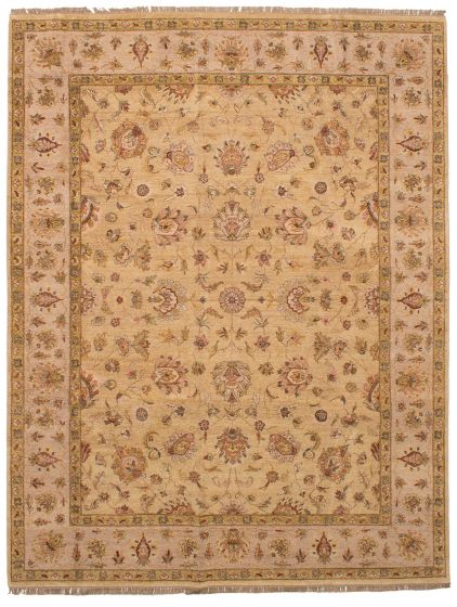 Indian Chobi Twisted 9'2" x 12'0" Hand-knotted Wool Rug 