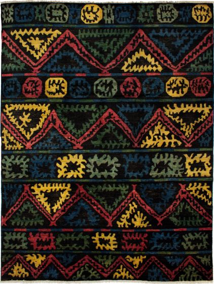 Indian Shalimar 10'2" x 13'7" Hand-knotted Wool Rug 
