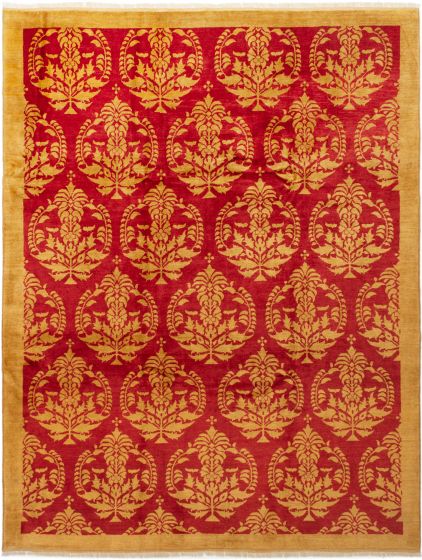 Afghan Chobi Finest 8'4" x 10'10" Hand-knotted Wool Rug 